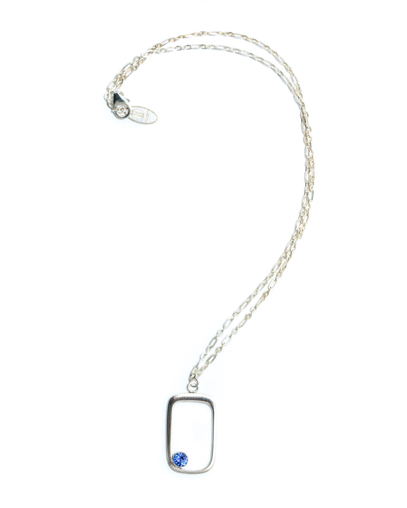 SANDIE Tanzanite Sterling Silver Pendant